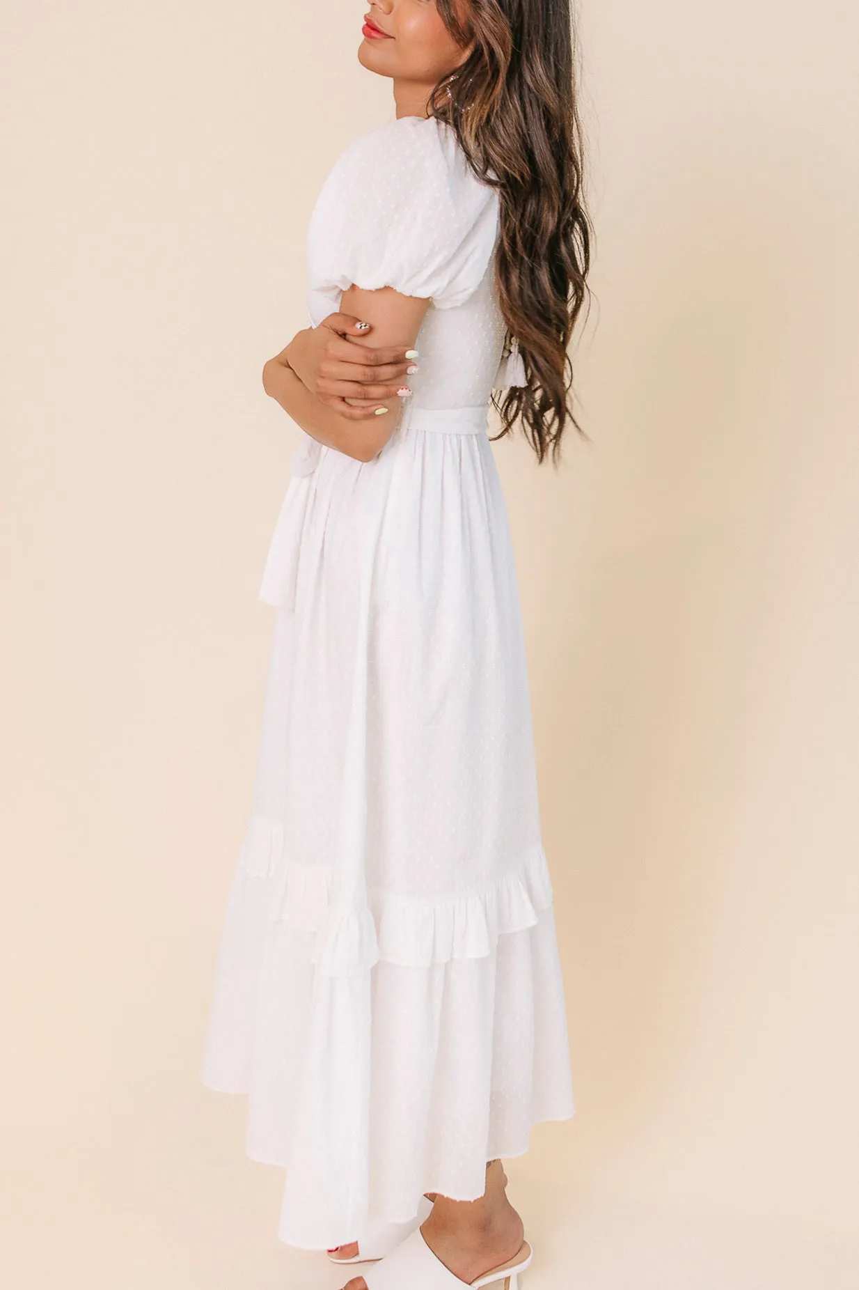 Antoinette Dress in White - FINAL SALE