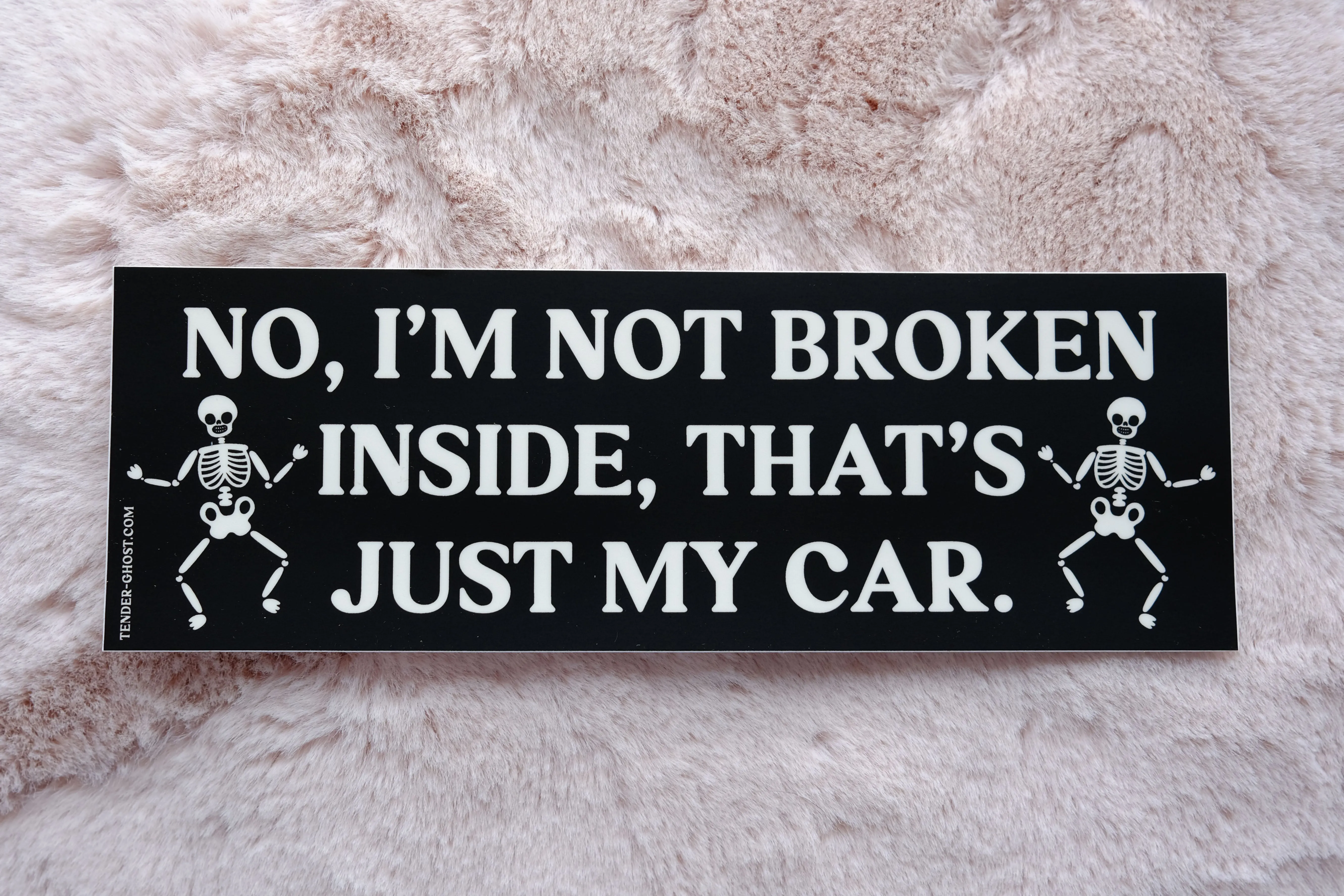 Broken Inside Bumper Sticker