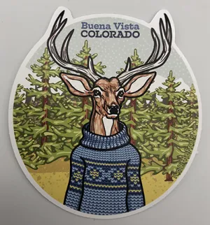 Buck Sticker
