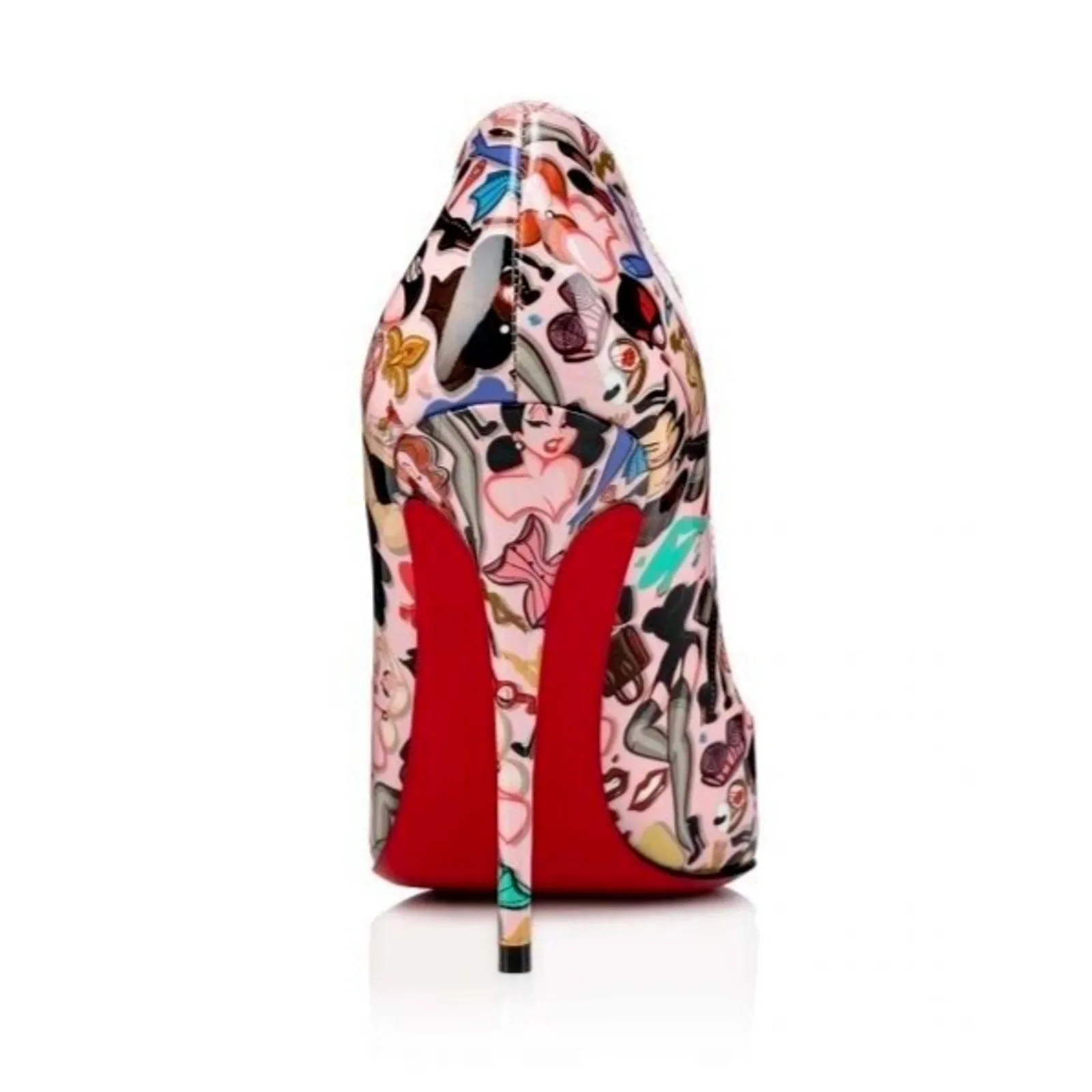 Christian Louboutin Hot Chick Dr Bored Limited Edition Pink Multi Pumps