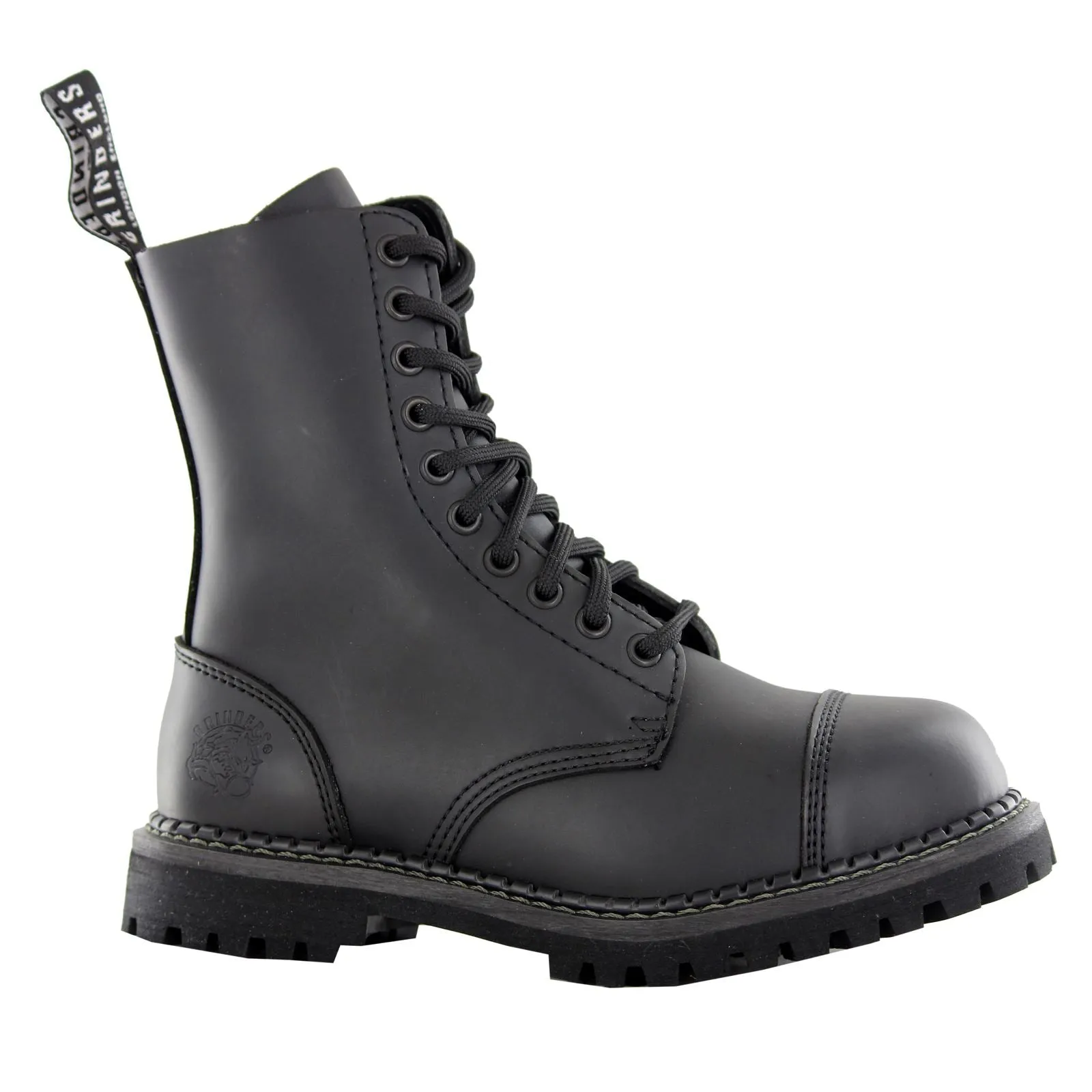 Grinders Stag CS Leather Unisex Ankle Boots - UK 2 - US 4.5 Women / 3 Men - EU 36