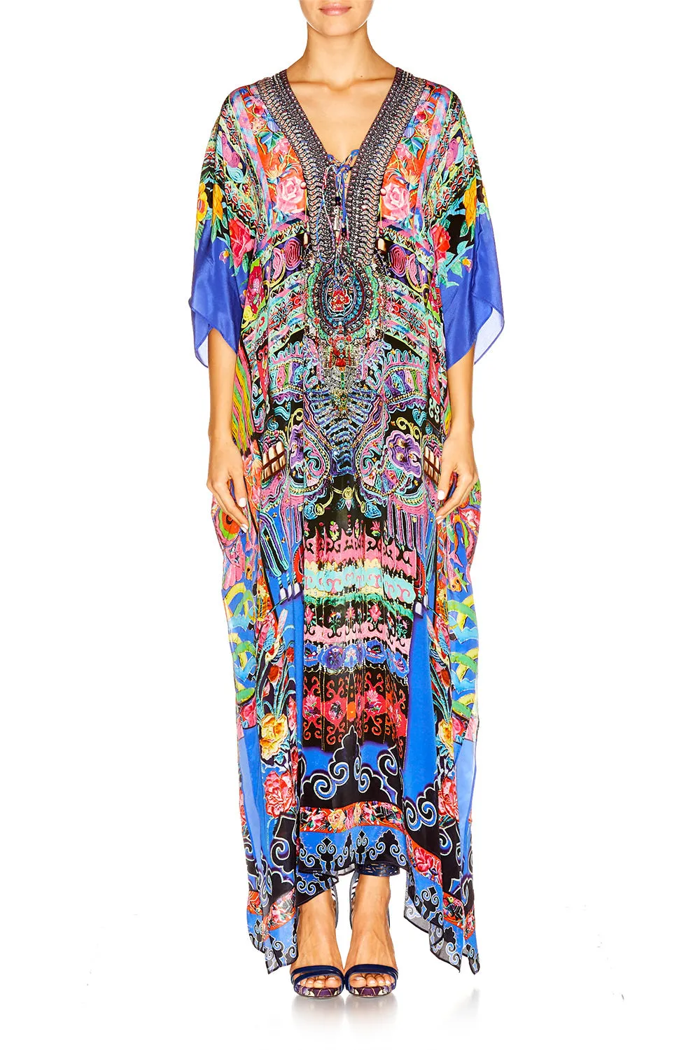 LONG LACE UP KAFTAN PRETTY PRECESSION