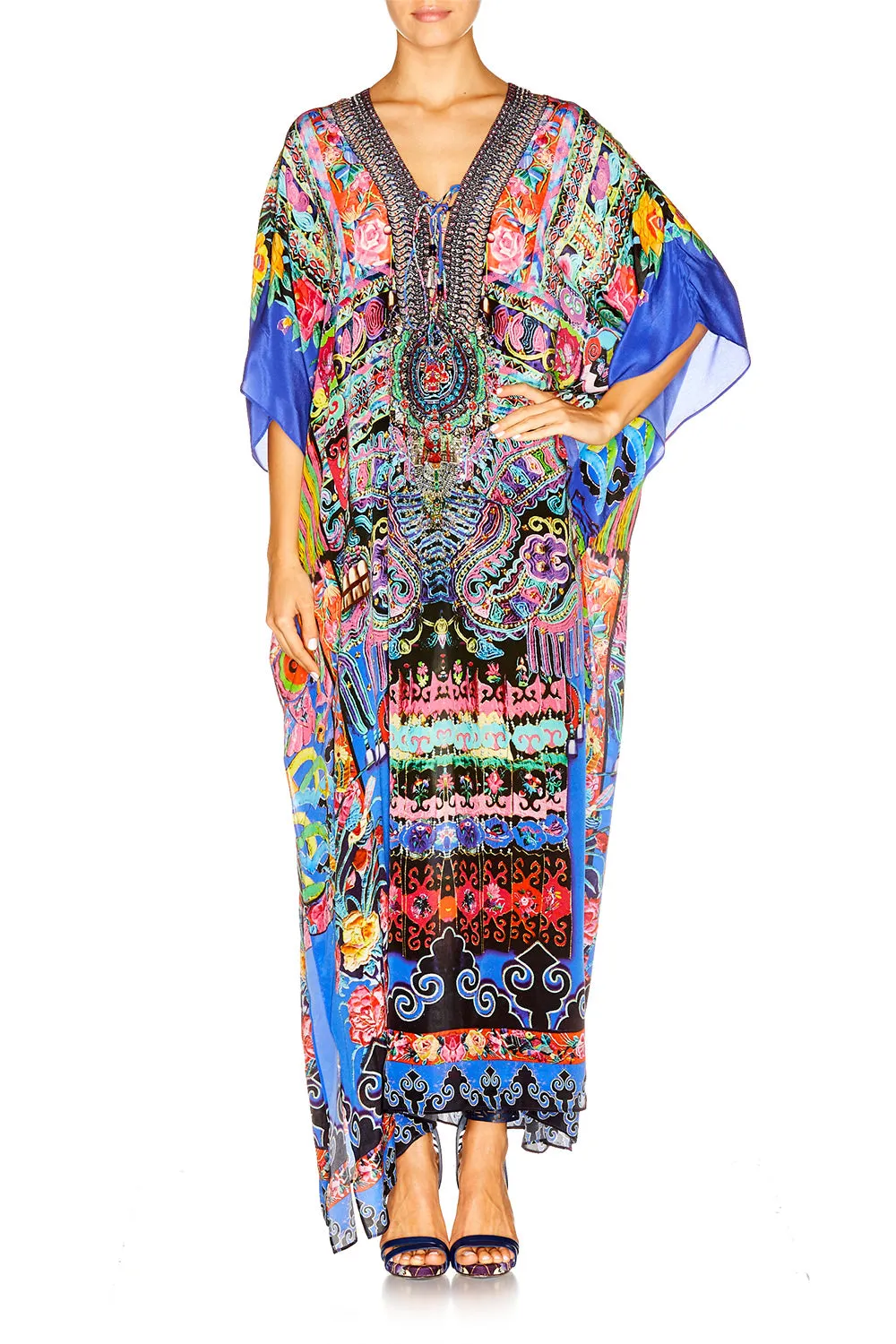 LONG LACE UP KAFTAN PRETTY PRECESSION