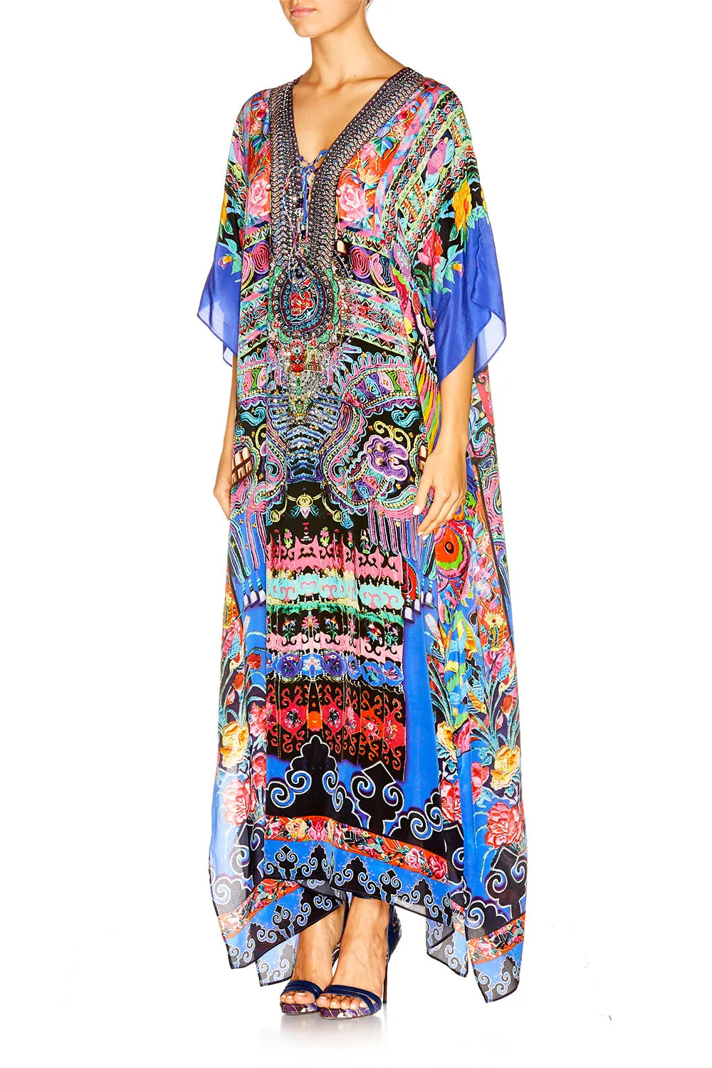 LONG LACE UP KAFTAN PRETTY PRECESSION