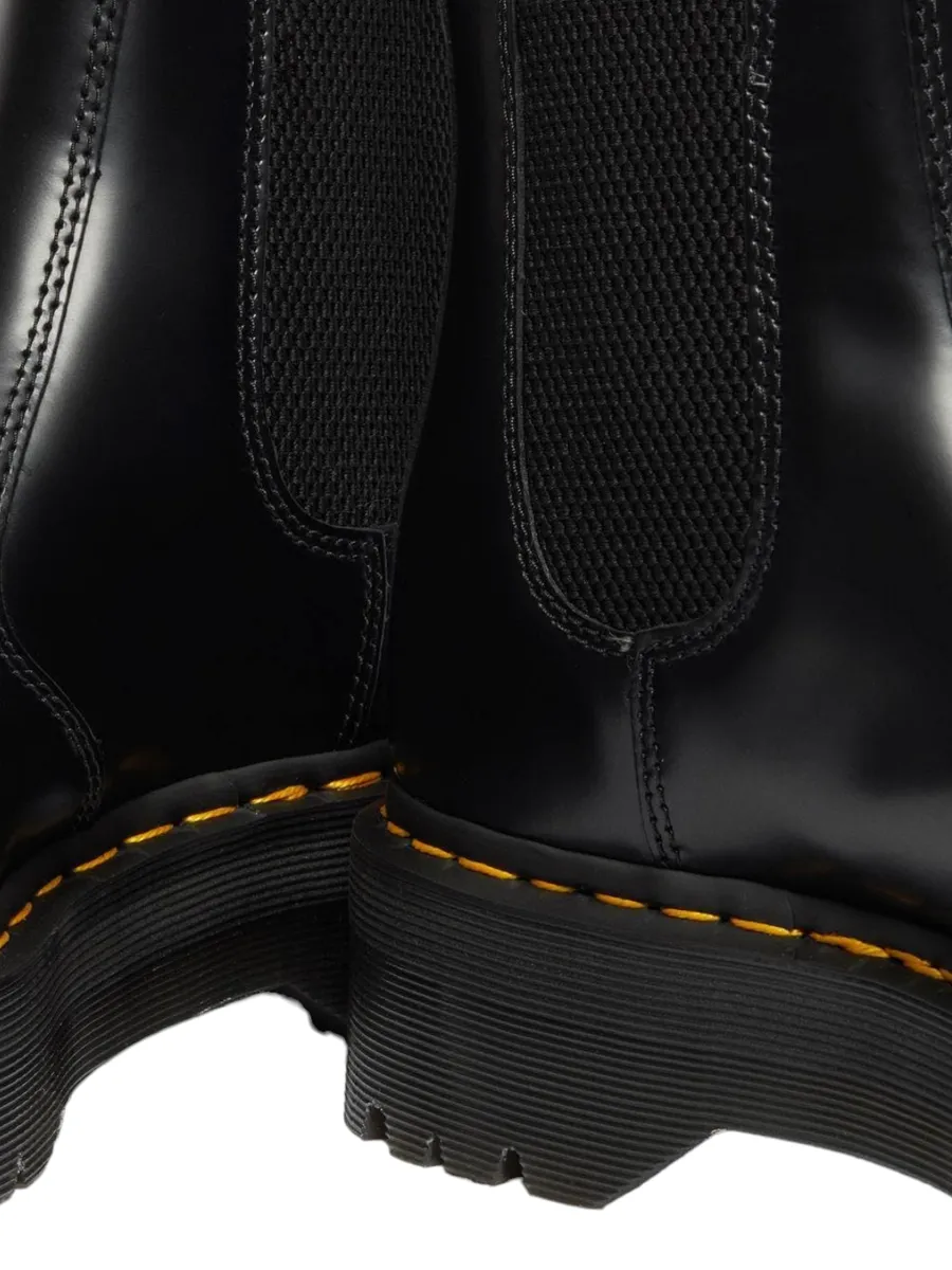 Stivaletti chelsea di pelle 2976 con platform